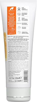 Dr. Organic Manuka Honey Face Scrub | Deep Cleansing and Exfoliating for Dry Skin, Removes Impurities and Excess Oil, Moisturizing, Certified Organic, Paraben & SLS-Free, Natural, 125 mL / 5 fl oz