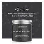Pure Body Naturals Face Mask Gift Set - includes Natural Mud Mask, Clay Mask and Charcoal Face Mask - Facial Self Care Gift for Women, Mother, Wife (3 Jars, 8.8 oz. Each)