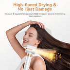 7 in ONE Hair Dryer Brush, Powerful Blow Dryer Brush with Air Curler for Hair, Brush Blow Dryer with Diffuser, Ionic Hot Air Brush Fast Dry, Volumize, Curls, Straight, Hair Styling Tools 100-120V