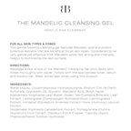 Biba De Sousa, The Mandelic Cleansing Gel - Gentle, Sulfate-Free Foaming AHA and Mandelic Acid Skin Cleanser- Antioxidant Botanical Blend - For All Skin Types (8 ounce)