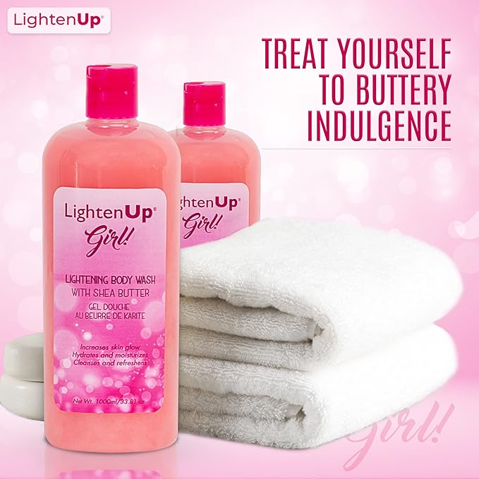 Lighten-Up Exfoliating Body Wash - 33.8 Fl oz / 1000 ml (Girl)