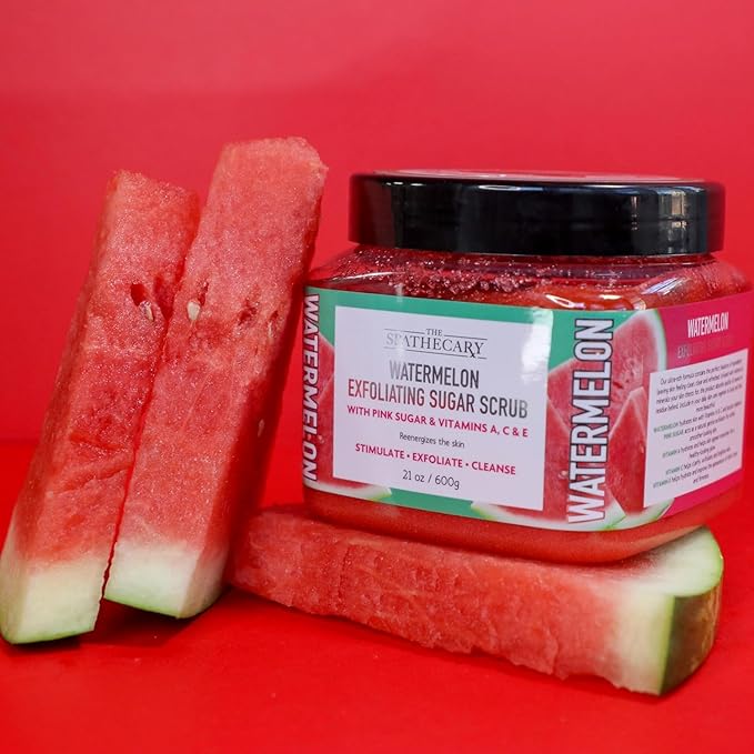 Body Scrub, Exfoliating-Nourishing-Refreshing-Smoothing Body Care 21 oz. (21 oz, Watermelon)