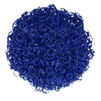 3200 Pcs Elastic Rubber Bands Small Hair Ties Hair Rubber Mini Hair Bands Hair Elastics Tiny Soft Holder Ponytails for Girls (Navy Blue)
