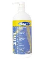 TRISWIM 2-in-1 Chlorine-Out Shampoo & Body Wash 32oz | Removes Chlorine, Saltwater, Hard Water Minerals, Copper, Green Tint | Vegan, Tear-Free, No Parabens | Watermelon Scent
