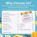 Era Organics Vitamin C Face & Organic Eye Cream – Nourishing Vitamin C Face Cream for Fine Lines, Wrinkles + USDA Organic Eye Balm for Puffiness, Bags – Made in USA, Safe For Sensitive Skin