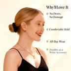 TIZZYT Hair Ties, 18 Count - Vintage matte color Spiral Hair Ties, No Crease, Suitable For Women And Children With Thick Or Thinning Hair