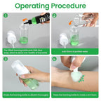 2PCS Ultra Concentrated Tattoo Soap 4OZ with Foaming Bottle 120ml, Tattoo Supplies for Tattoos Piercings, Clean Skin Equipment（Green&Pink）