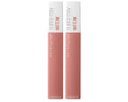 Maybelline New York Superstay Matte Ink Un-nude Liquid Lipstick, Poet, 0.34 Fluid Ounce (Pack of 2)