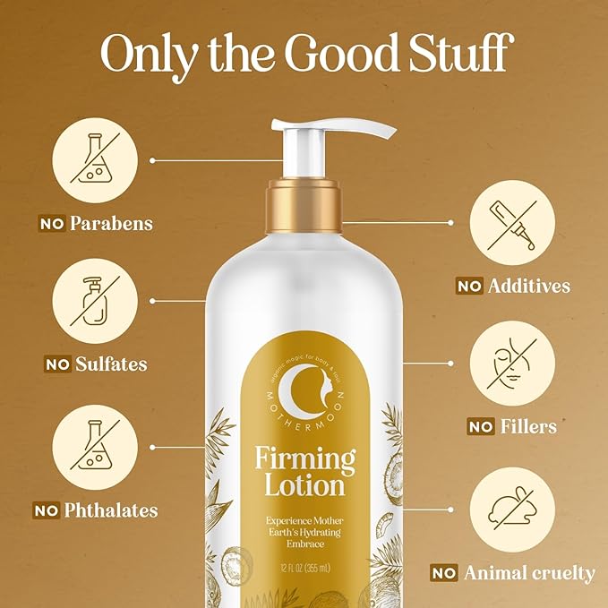 Belly Cream for Pregnant Women - Moisturizing Skin Firming Lotion for Women for Prenatal & Postpartum Care - Rich and Creamy Pregnancy Lotion for Stretch Marks - Paraben Phthalate & Silicone Free