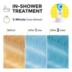 Semi Permanent Hair Color - 6 oz Color Depositing Conditioner with Shea Butter & Almond Oil- Color Conditioner Depositing Hair Mask - Vegan, Paraben, Ammonia & Sulfate Free -Blue