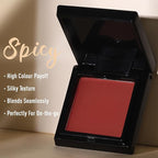 UCANBE Red Single Eyeshadow Palette, Highly Pigmented Matte Eye Shadow Powder, Professional Long-Lasting Waterproof Makeup Palette