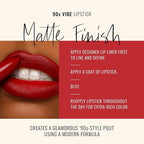 Runway Rogue 90s Vibe Lipstick, Moisturizing Matte Rich Berry-Red Lipstick, ‘Celeb’
