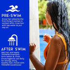 TRISWIM Swim Shampoo Chlorine Removal Jug 64oz with Pump | Removes Chlorine, Bromine, & Mineral Build-up | Moisturizes with Aloe Vera & Vitamins | Perfect for Swimmers and Active Individuals