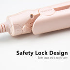 ANGENIL Ultra Mini Hair Straightener Flat Iron for Short Hair, 0.7 Inch Ceramic Dual Voltage Hair Straightener, Small Flat Iron Edges with Silicone Heat Resistant, Fast Heating (280℉- 320℉ -380℉)