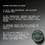 TRIUMPH & DISASTER Fibre Royale Hair Wax – Strong Hold Pomade for Thick Hair, Natural Finish Styling for Men & Women, 65g