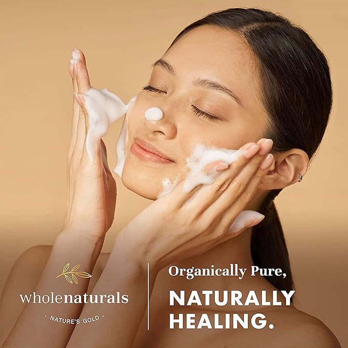 WHOLENATURALS Pure Castile Soap Liquid, EWG Verified & Certified Palm Oil Free Unscented, Natural, Mild & Gentle Non-gmo & Vegan - Organic Body Wash, Laundry, Pet/Dog and Baby Soap - 64 Fl Oz