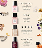 Victoria's Secret Fine Fragrance Mini Mist Gift Set, 4 Piece, Assorted Scents