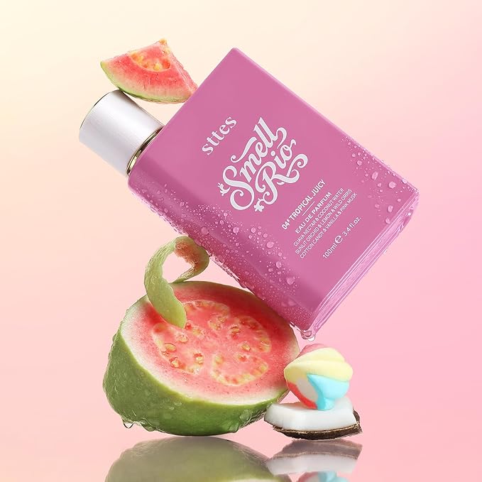 Sttes Perfume 04# (2 Packs) – Tropical Juicy – Long-Lasting Guava, Orchid, Vanilla & Cotton Candy Eau de Parfum 2×100ml (3.4 fl oz) – Fruity Sweet Perfume Gift Set for Women