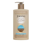Jergens Natural Glow Hydra Gel Moisturizer, Hyaluronic Acid Tanning Lotion, Hydrating Tanning Gel, Fragrance-Free Self Tanner, Medium to Deep Skin Tones 8.3 Oz