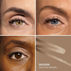 PRIME PROMETICS PrimeEyes Glide Eyeliner for Mature Women – Waterproof, Long-Stay and Mess-Proof – Gel Creme Texture, Discreet Sharpener and Effective Smudger (Golden Metallic)