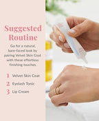 DHC Velvet Skin Coat and Velvet Skin Coat Travel Size 0.52 oz. Net wt. and 0.18 Net wt.