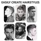 Volumizing Texture Comb, Wide-Tooth Hair Styling Comb for Men & Women, Fluffy Curly Texture Roots Volume Combs, Bangs Seam Grooming Styling Tool (2Pcs)