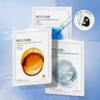 Face Sheet Masks, Christmas Stocking Stuffers, 9 Variety Packs, Peptide, Vitamin C & Panthenol B5, Antiaging, Brightening, Soothing Facial Skincare Gift Set for All Skin, Moisturizing Mask Set