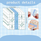 150 Pieces Makeup Hand Palette, Disposable Cosmetics Mixing Palette Foundation Mixing Tray Adhesive Waterproof Transparent Palettes for Makeup Art (2.36 X 2.36 Inch)