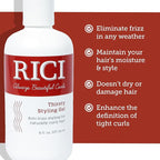 RICI 8 oz Thirsty Styling Gel for Curly Hair | Naturally Formulated to Prevent Frizz for All Types of Curly Hair | Enhances Curls | Patented Formula Made in the USA