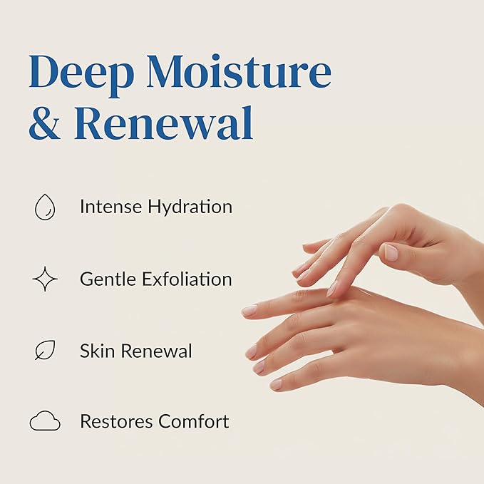 Epielle Intensive Repairing Hand Mask 6 Pairs, Deep Moisturizing Gloves for Dry, Cracked Hands, Self Care Gifts for Women, Spa Kit, Stocking Stuffers, Thanksgiving Essentials