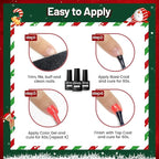 JODSONE Gel Nail Set 20+3 Colors High Shine Gorgeous Gel Polish Base Top Matte Coat Nice Gifts Show Charm