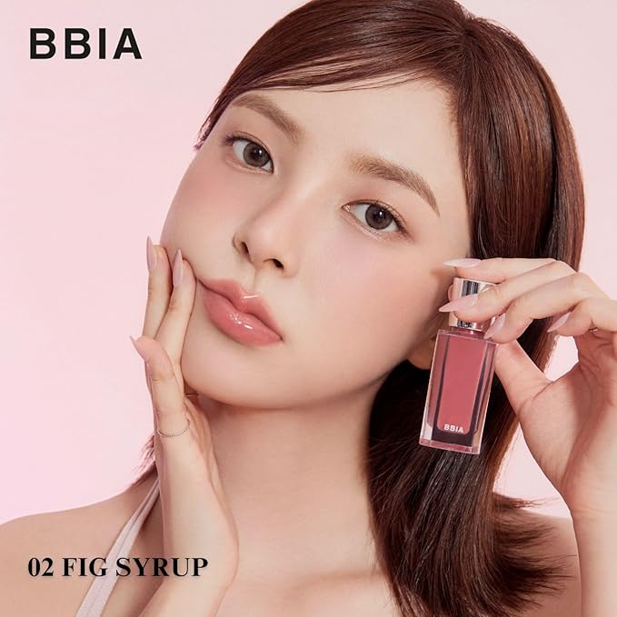 BBIA Over Glaze Lip Gloss - Plumping & Volumizing Glossy Lip Tint with High-Glow Glassy Shine Finish, Naturally Moisturizing, Non-Sticky, Lightweight, Vegan, Korean Makeup (04 CHERRY SYRUP)