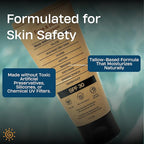 Sky and Sol Natural Mineral Sunscreen SPF 30 3 oz: Natural Tallow & Zinc Oxide, Reef Safe, Water Resistant, Fragrance-Free, Non-Greasy Formula for Face and Body