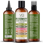 VITAL AFFAIR Blend Of Pure Rosemary Oil For Hair Growth With Castor, Batana, Jojoba Oil-Infused With Biotin & Vitamin E-Blend of Effective Hair Oils for Hair Growth-Strengthening Treatment 6 Fl Oz