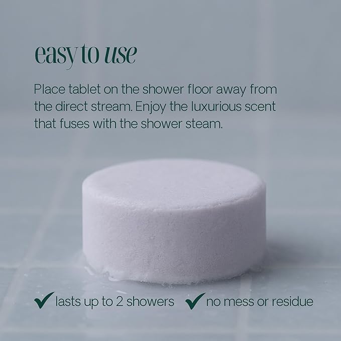 Shower Steamers Aromatherapy 10 Pack - Made in USA with Natural Essential Oils for Christmas Stocking Stuffers, Birthday Gifts for Women and Men, White Elephant, Self Care - Eucalyptus