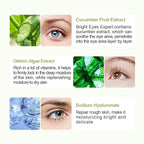 12Pcs Under Eye Patches for Dark Circle, Cucumber Moisturizing Hyaluronic Acid Eye Mask, Crystal Angle Wings Mask, Hrydrate & Moisture Gel Under Eye Treatment Skin Care Products (Cucumber)