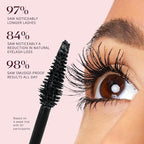 Unidollss Tubing Mascara Black Length & Volume with Lash-Nourishing Serum, No Clumps, Smudge-Proof Lash Extension Effect, Washable, Cruelty-Free & Gluten-Free, Safe for Sensitive Eyes