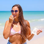 Panama Jack Sunscreen Lip Balm - SPF 45, Broad Spectrum UVA-UVB Sunscreen Protection, Prevents & Soothes Dry, Chapped Lips