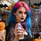 Blue Temporary Hair Color Spray for or Kids Women Men, Temporary Blue Hair Dye, Washable Natural Hair Wax Color,Hair Coloring Strong Gel Cream for Christmas Party Makeup,Cosplay(Dark Blue4.06oz)