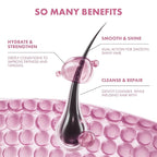 ALFHEIM Argan+ Repairing Shampoo for Dry, Damaged & Frizzy Hair with Argan Oil, Keratin, Panthenol & Vitamin E – Deep Moisture, Shine Boost, Frizz Control, Color Safe, Sulfate Free Travel Size