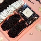 YANRONG 755PCS Hair Accessories for Woman Set Seamless Ponytail Holders Variety Hair Scrunchies Hair Bands Scrunchy Hair Ties 759 Piece Set