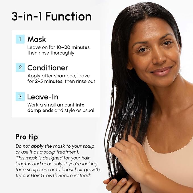 MAREE Deep Conditioning Hair Mask for Damaged Hair Treatment - Keratin Hair Care for Hydrating Growth Repair Moisturizing - Dry Curly Color Refreshing - Tratamiento Mascarilla Para el Cabello Seco