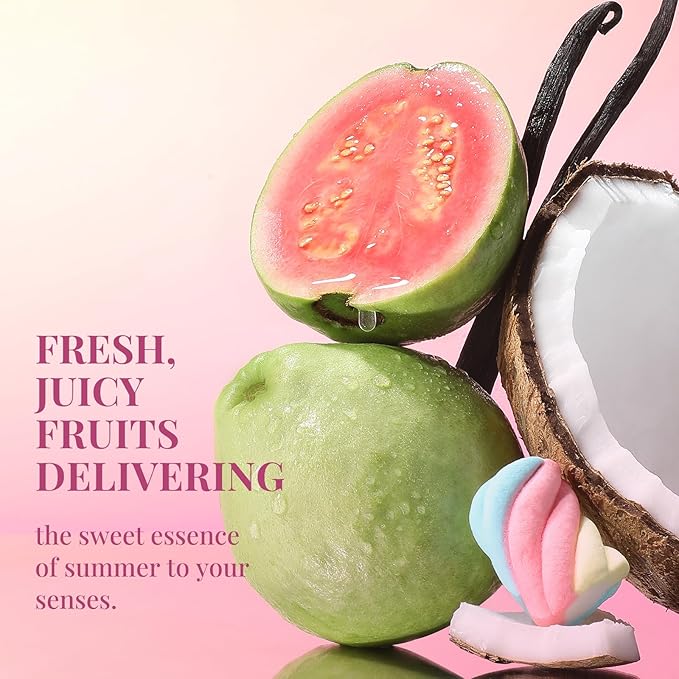 Sttes Perfume 04# (2 Packs) – Tropical Juicy – Long-Lasting Guava, Orchid, Vanilla & Cotton Candy Eau de Parfum 2×100ml (3.4 fl oz) – Fruity Sweet Perfume Gift Set for Women