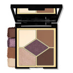 Boobeen 5-Color Eyeshadow Palette, Brown Neutral Tones with Matte Shimmer Glitter Finishes, Long-Lasting Everyday Makeup Palette，Blendable & Pigmented,Travel-Friendly