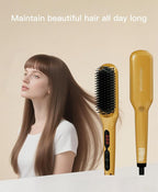 MEGAWISE Hair Straightener Brush Series (Yellow)
