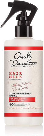 Carol's Daughter Hair Milk Curl Refresher Spray for Coils and Waves, with Agave, Sweet Almond and Wheat Protein, 10 fl oz