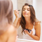 AIMIKE 12pcs Professional Hair Clips for Styling Sectioning, Non Slip Duck Billed Hair Clips with Silicone Band, Salon and Home Hair Cutting Clips for Hairdresser, Women, Men - Brown & Apricot & Black