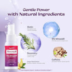 5% Minoxidil Spray for Women Hair Growth: RootStim Extra Strength Hair Regrowth Treatment with Biotin, Caffeine & Peptides for Thinning Hair, Fuller & Healthier Hair - 2 Fl Oz