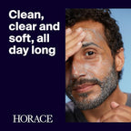HORACE Face Cleanser for Men - Purifying Gel Against Excess Sebum - Gentle Skincare for All Skin Types - Unscented, 200 ml