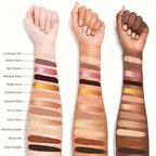 Highly Pigmented Chameleon Eyeshadow Palette, 12 Colors Sparkle Creamy Duo Chrome Multidimensional Eye Shadow Pallet, Long-Wearing Formula,easily blendable,Vegan & Cruelty Free (#01)